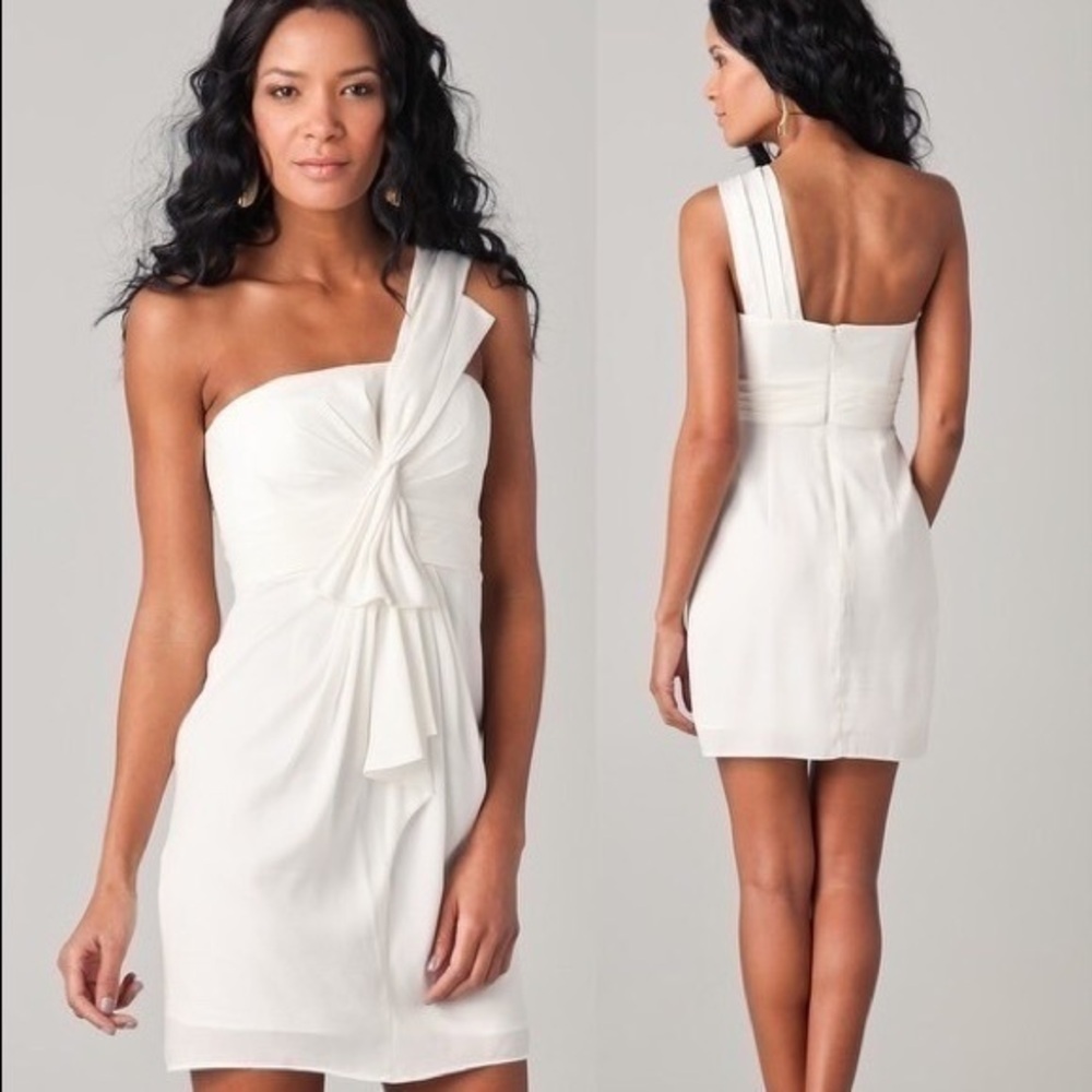 BCBGMaxAzria Palais White Cocktail Dress